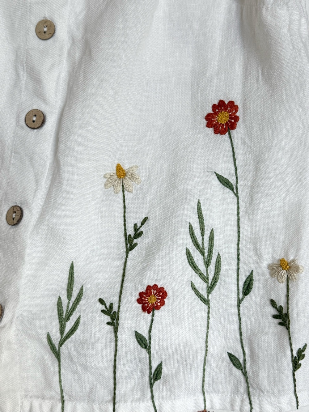 NotPerfectLinen Hand-Embroidered Sorrento | M - Picture 2 of 4